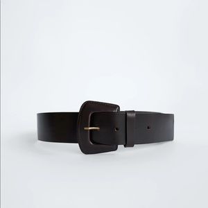 Zara Genuine Leather Belt Size 30